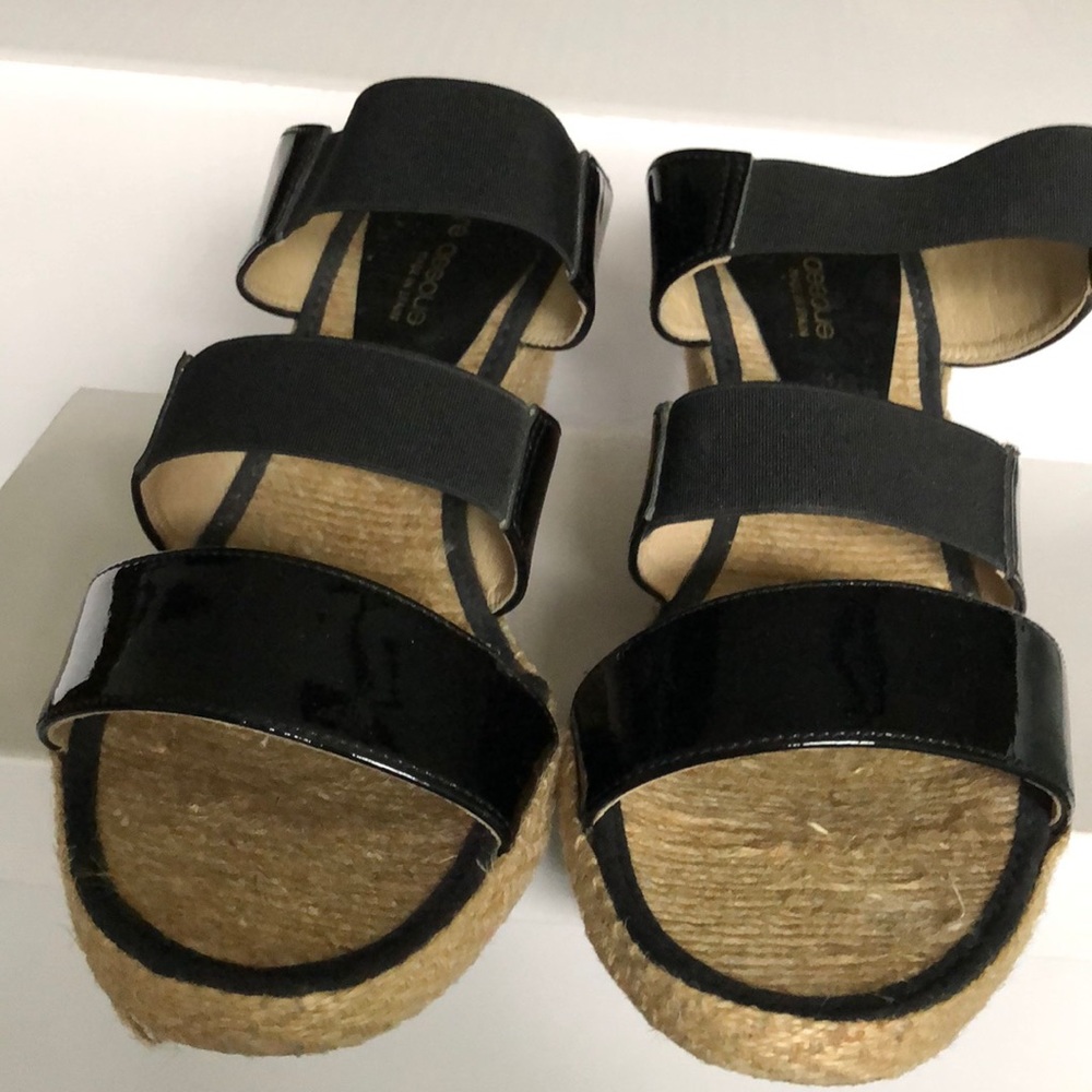 Andre Assous wedge sandals made in Spain